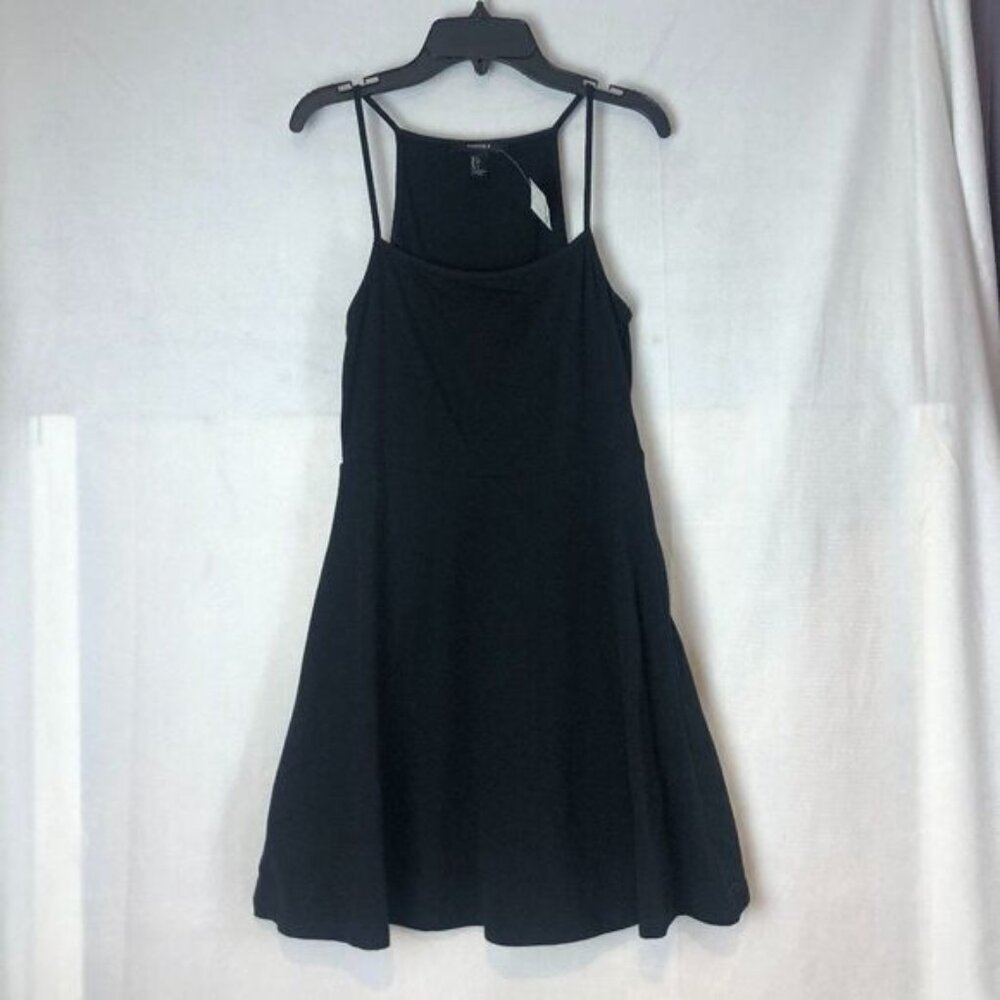 Forever 21 Black Dress Women’s Size S Sleeveless Spagetti Strap NWT.           B